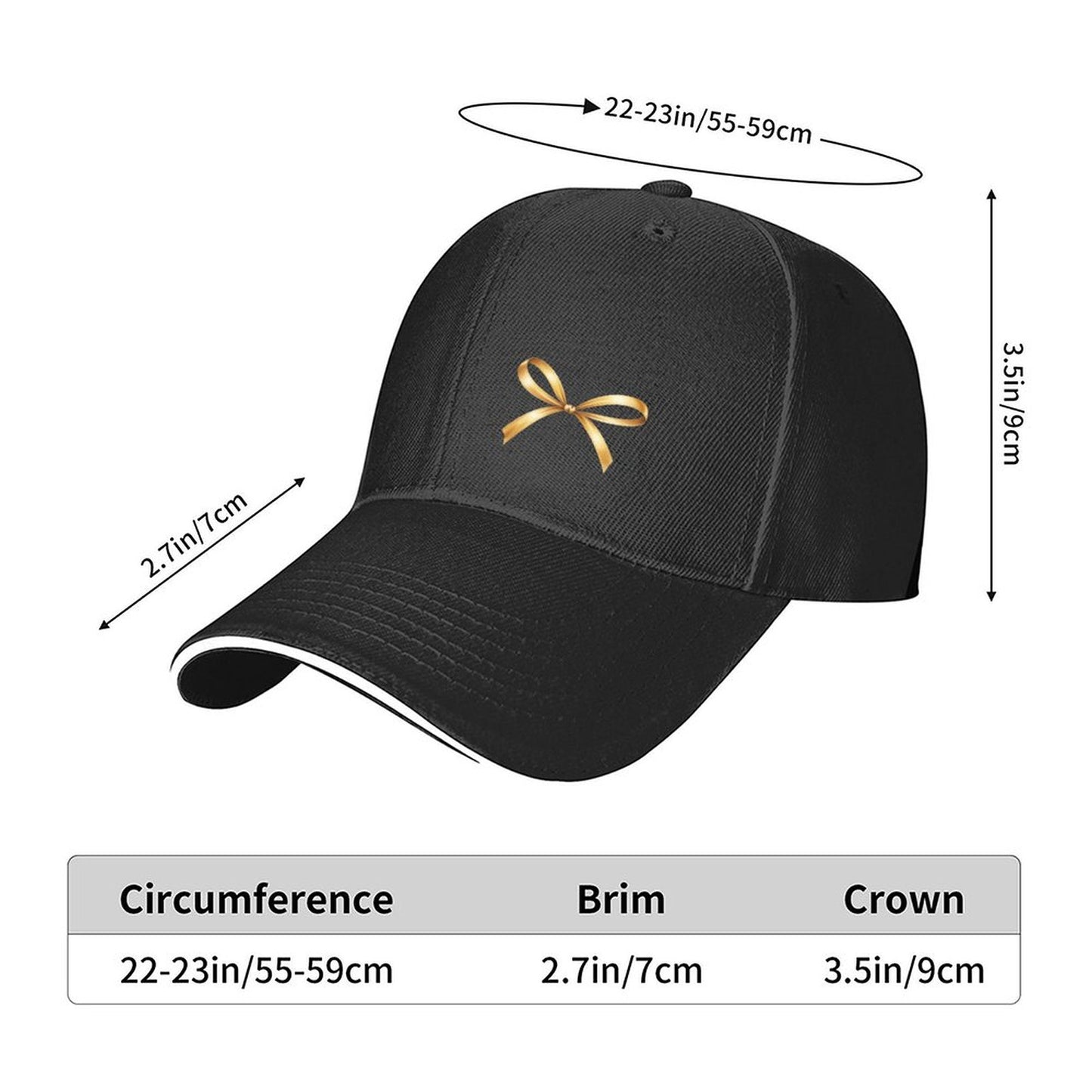 Sandwich Visor Baseball Cap for Men & Women