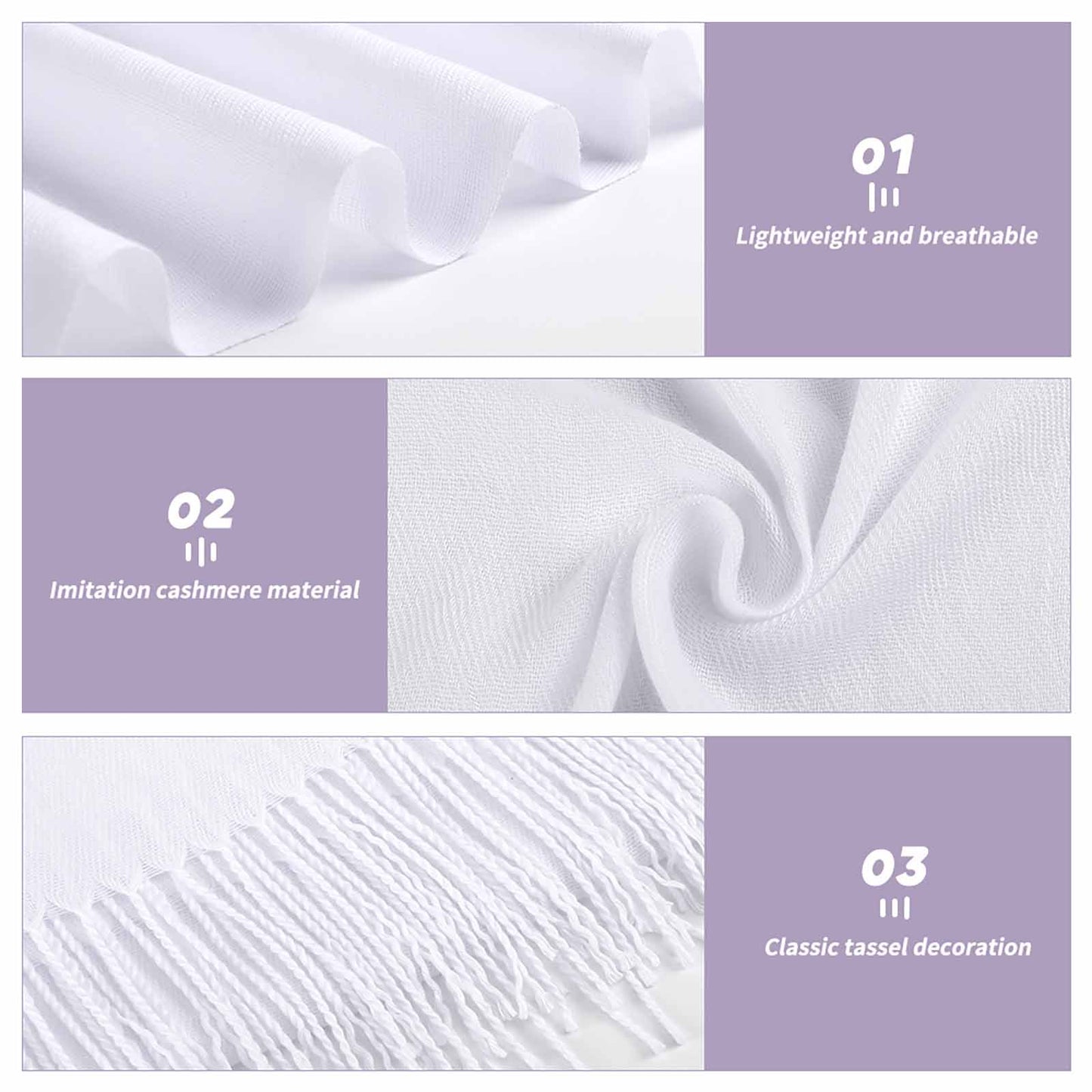 Cashmere-like Tassel Scarf