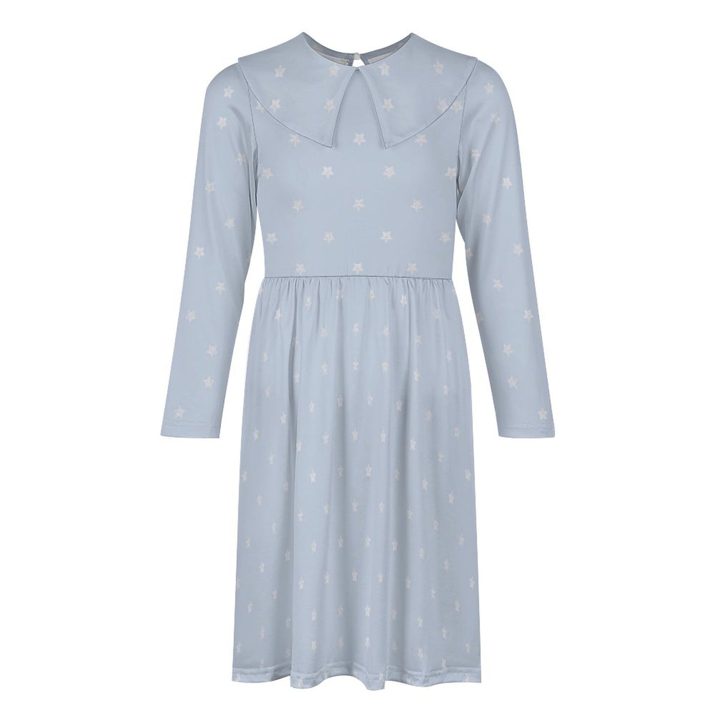 Girl's Long Sleeved Dress(All-Over Printing)