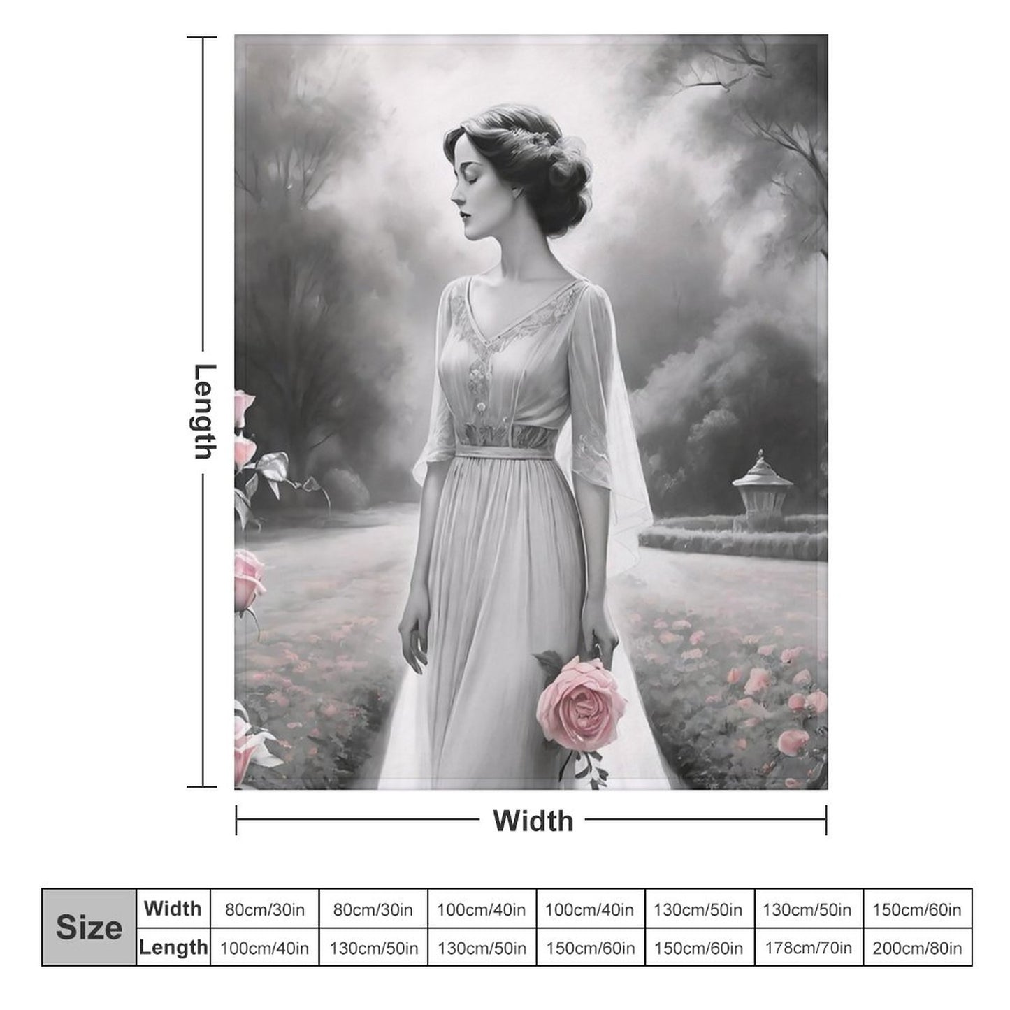 Flannel Blanket (One-sided Printing)-50"×60"