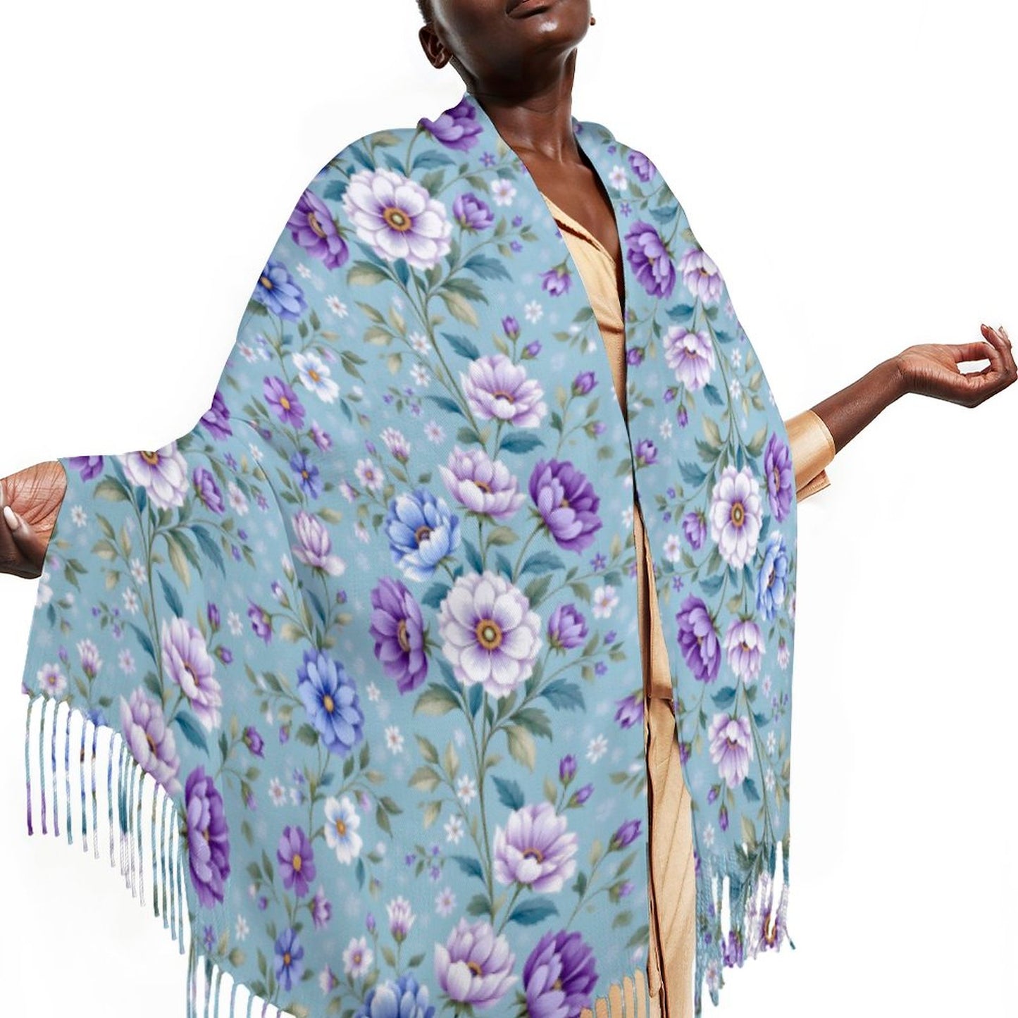 Cashmere-like Tassel Scarf