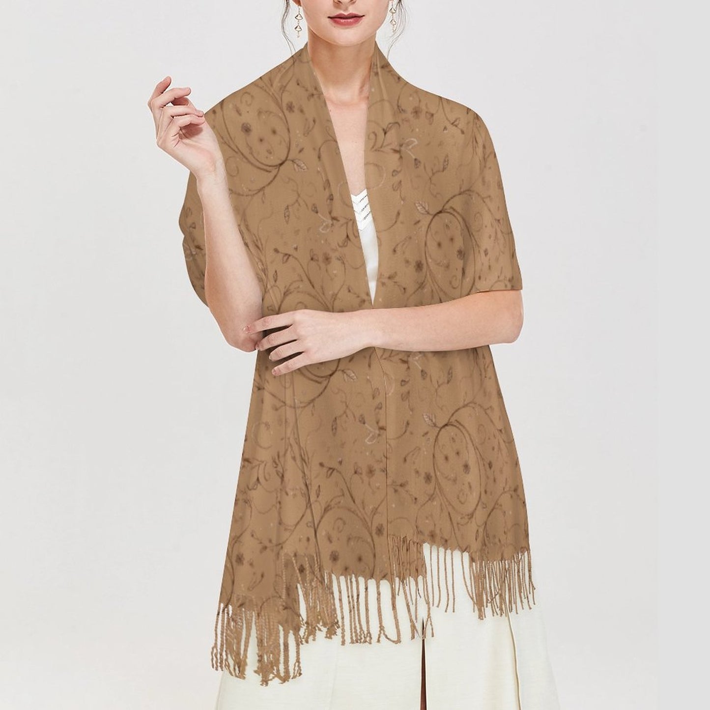 Cashmere-like Tassel Scarf