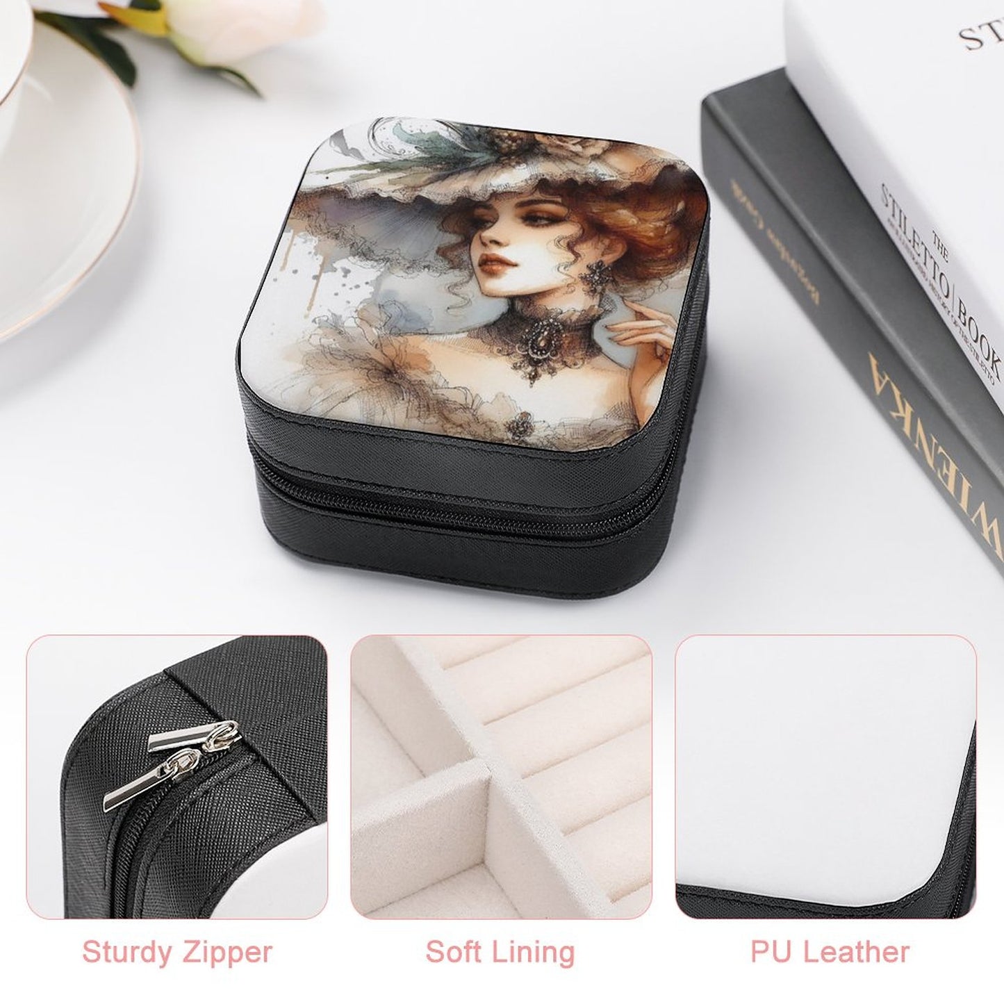 Portable Stackers Jewellery Box Old Time Girl