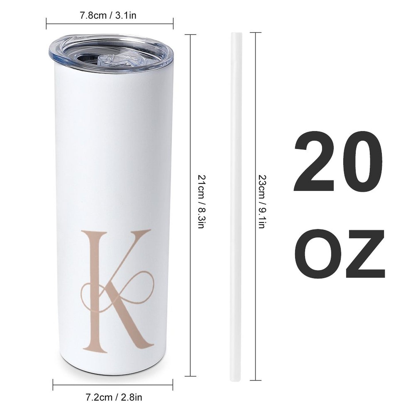 20oz Large Capacity Car Cup with Lid