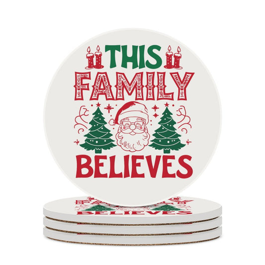 Round Ceramic Coaster