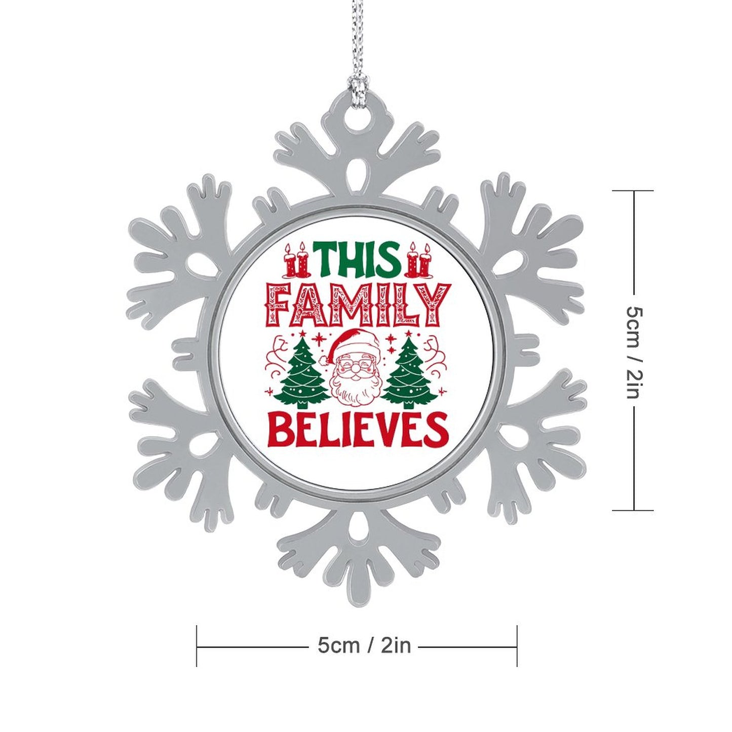 Aluminium Snowflake Decorations