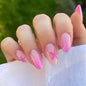 French Minimalist Nude Pink Almond Short Press On Nails