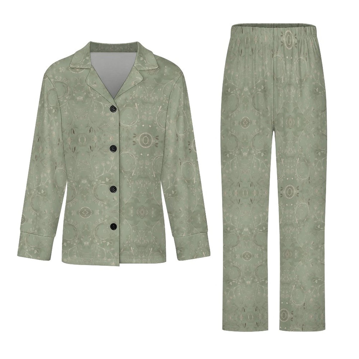 V-Neck Women Night Wear Suit