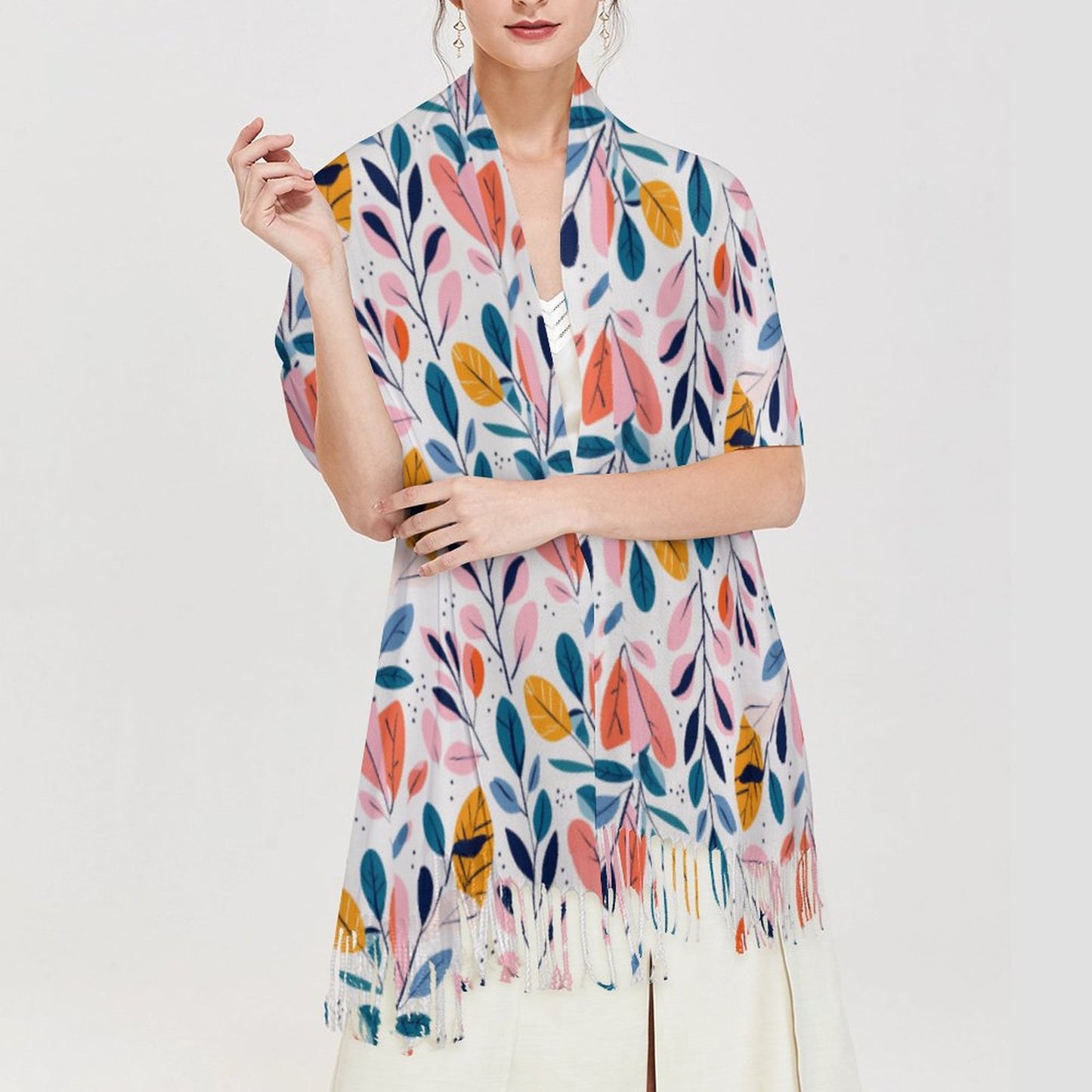 Cashmere-like Tassel Scarf