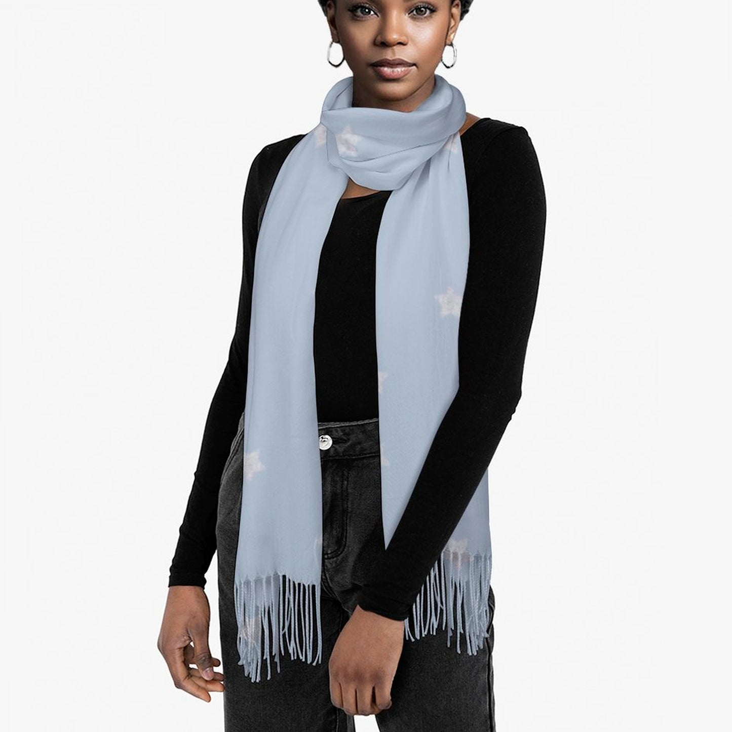 Cashmere-like Tassel Scarf