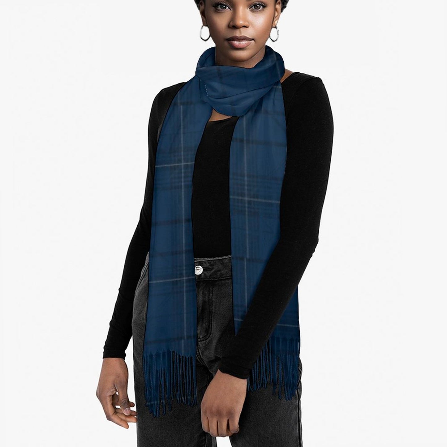 Cashmere-like Tassel Scarf
