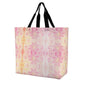 Large One Shoulder Shopping Bag Pink Tie-Dye