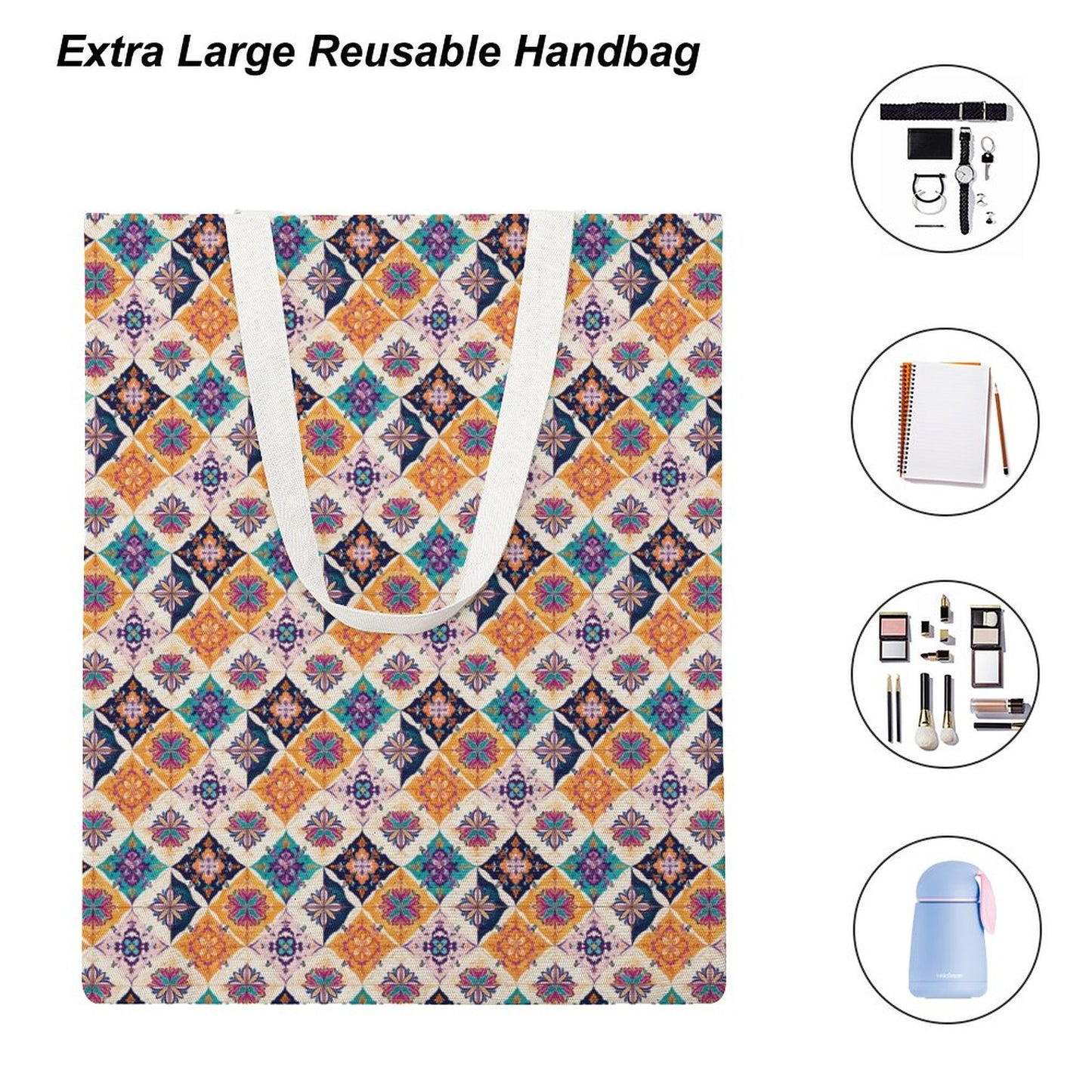 Martin Canvas Tote Handbag-15"x18"/38x46cm (Dual-sided Printing)