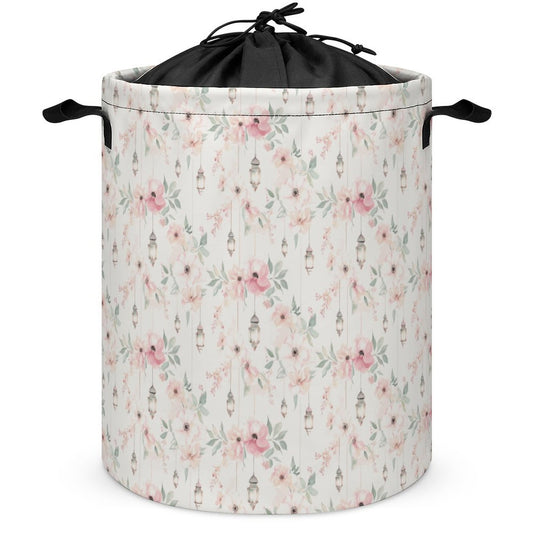Drawstring collapsible Laundry Basket