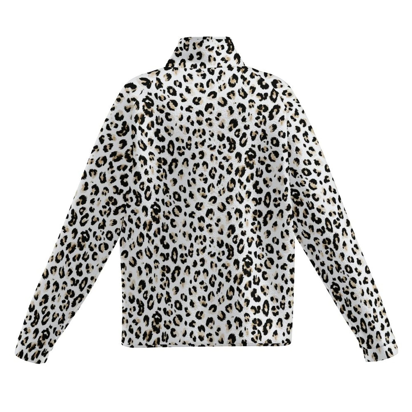 Stand-up Collar Fleece Casual Jacket