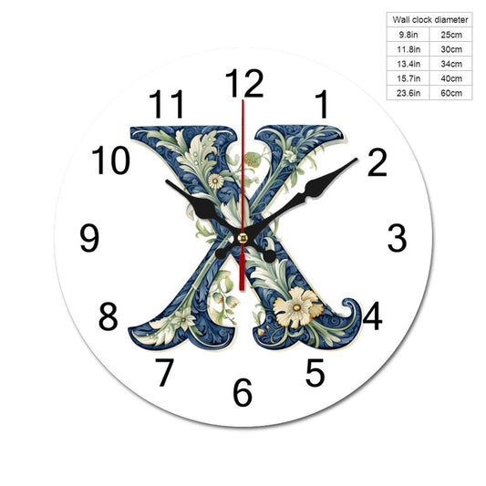 Concise Silent Wooden Wall Clock-9.84"x9.84"/ 25x25cm