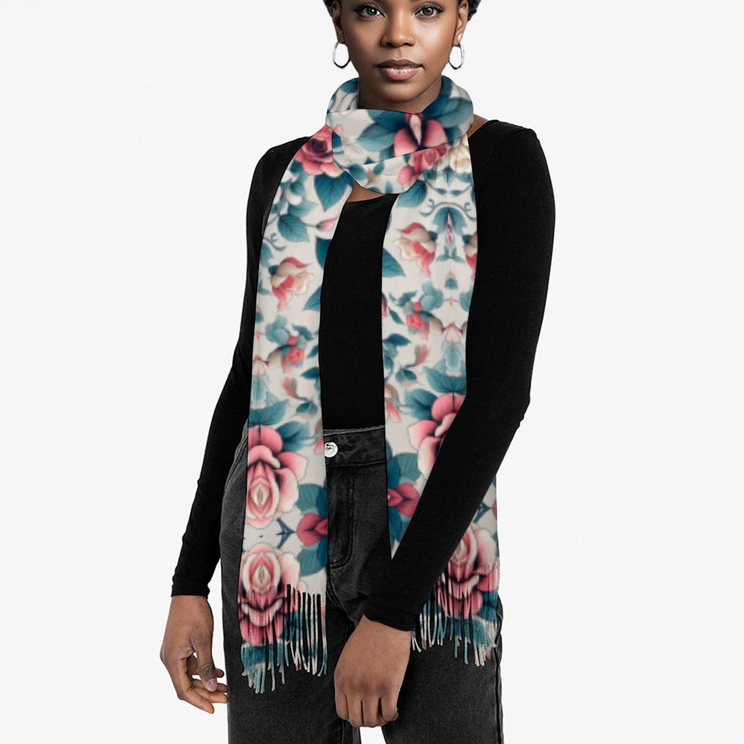 Cashmere-like Tassel Scarf