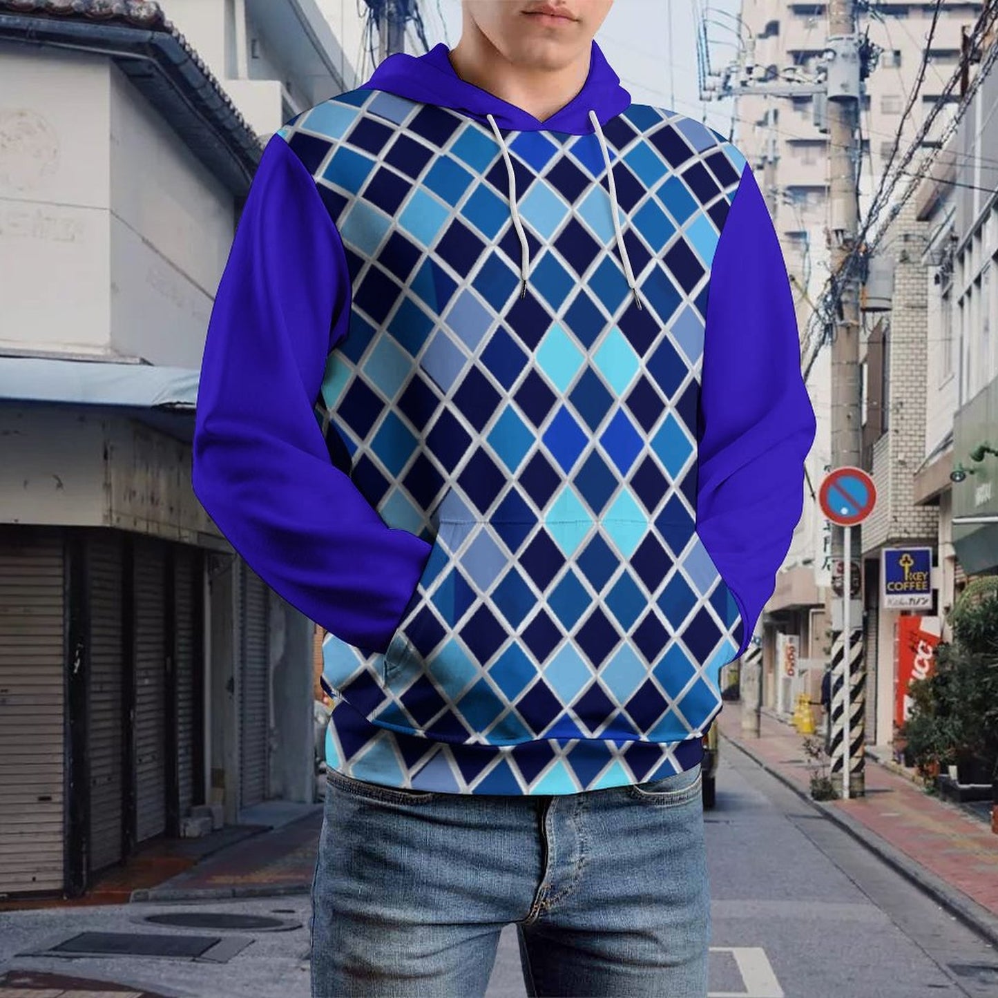 Men's Cool Hoodie with Double-layer Cap