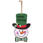 Wooden Christmas Snowman Ornament