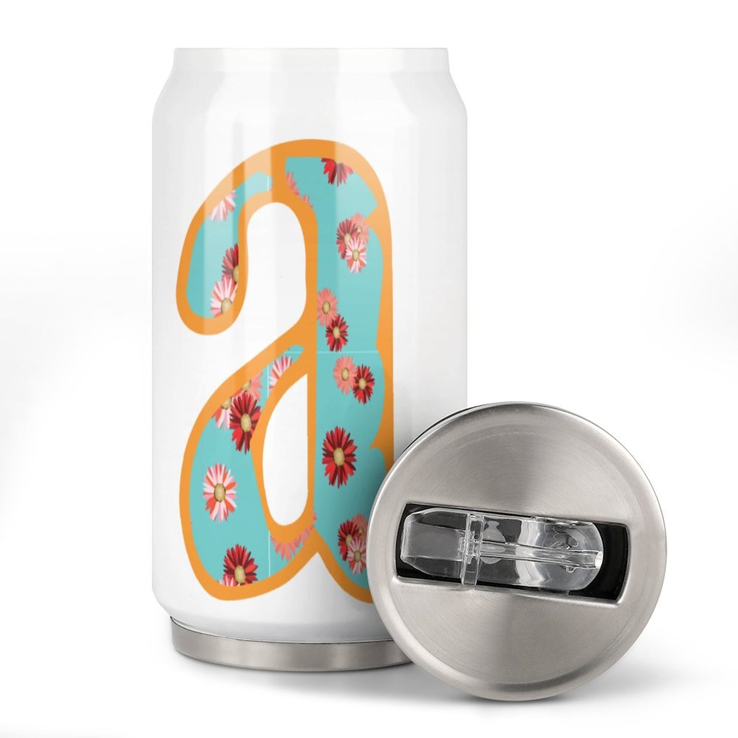 Stainless Steel Tumbler with Straw (All-Over Printing)