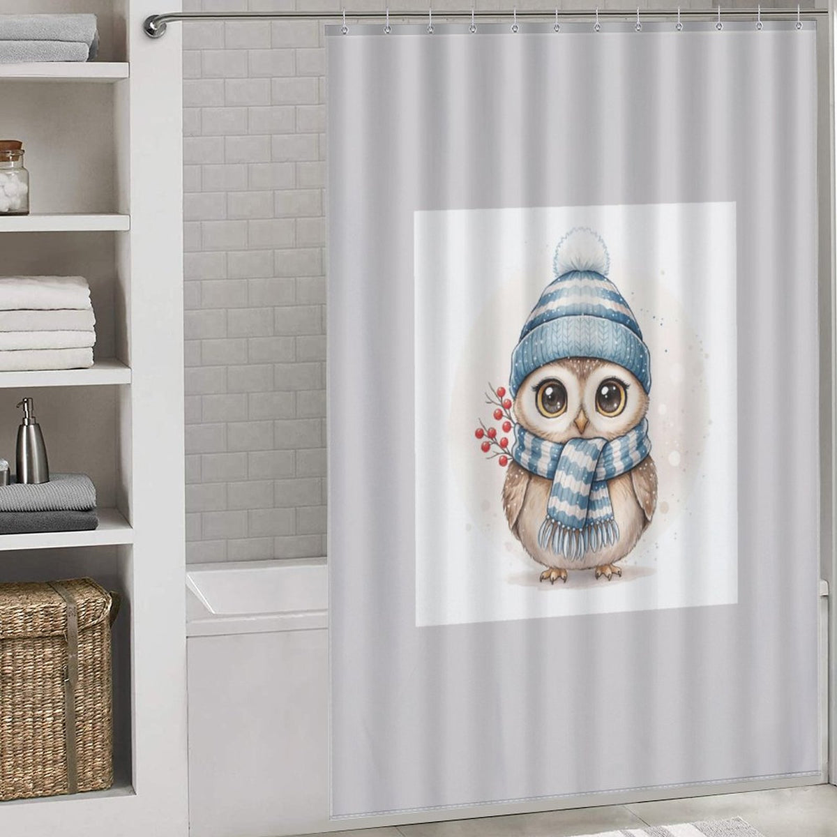 Owl Shower Curtain