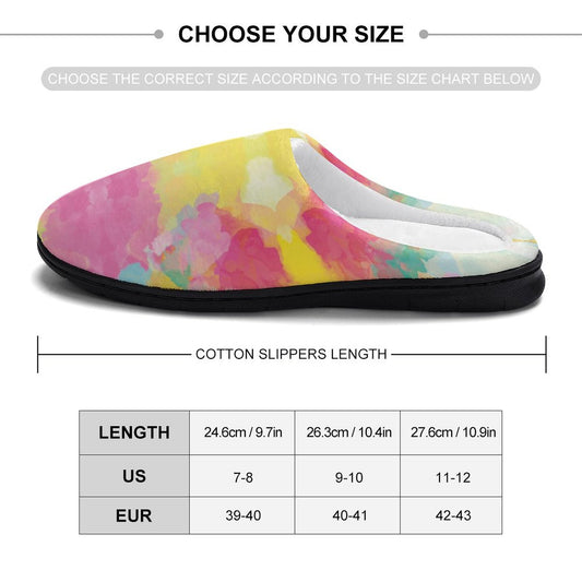 Custom Women's Cotton Slippers for Indoor Wear