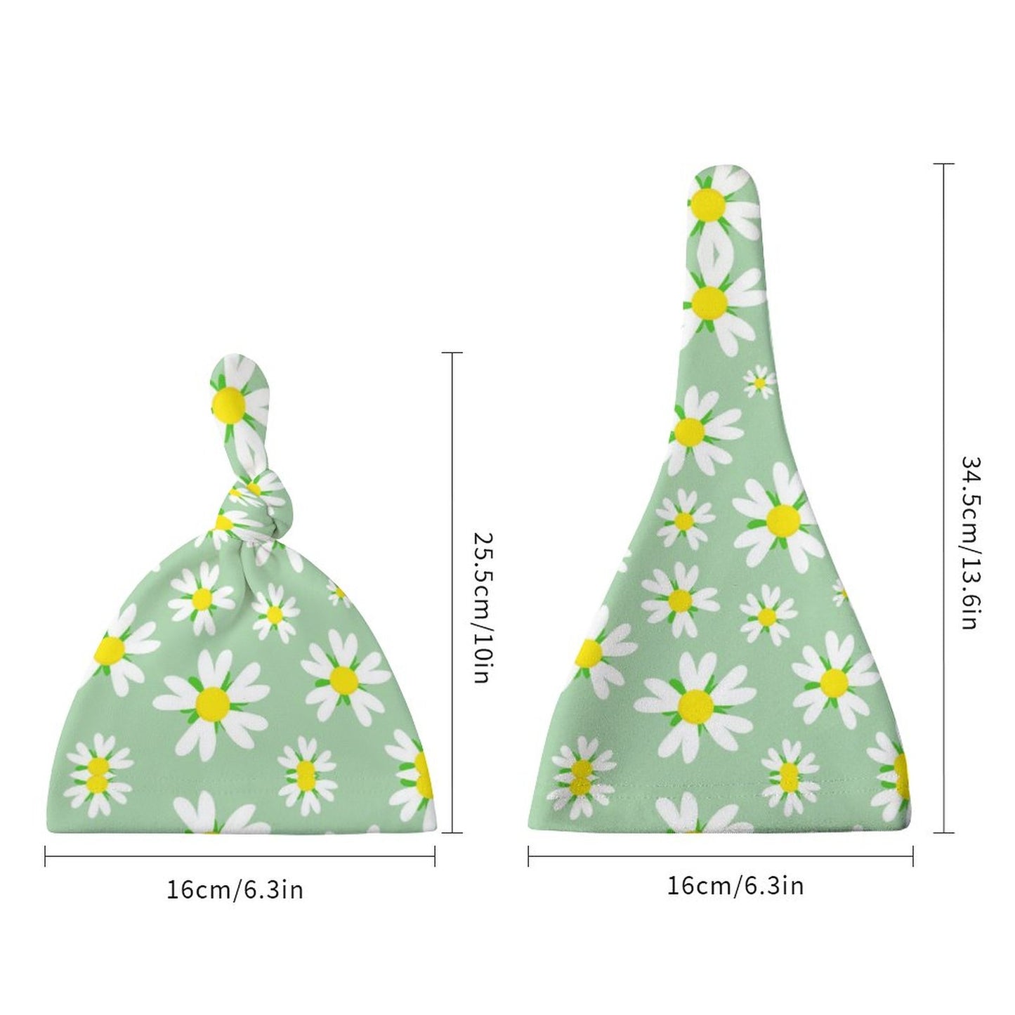 Top Knot Hat for Baby (A Set of 2)