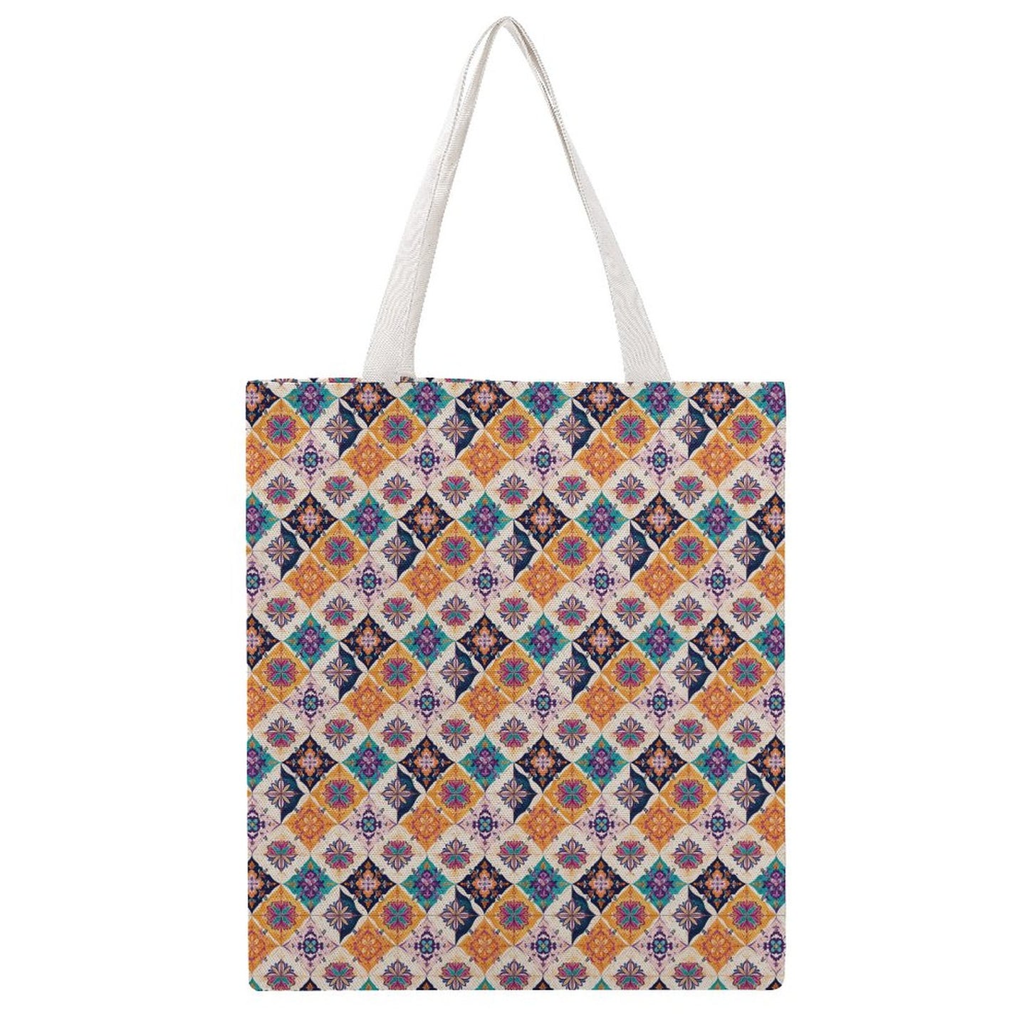 Martin Canvas Tote Handbag with Dual-sided Printing