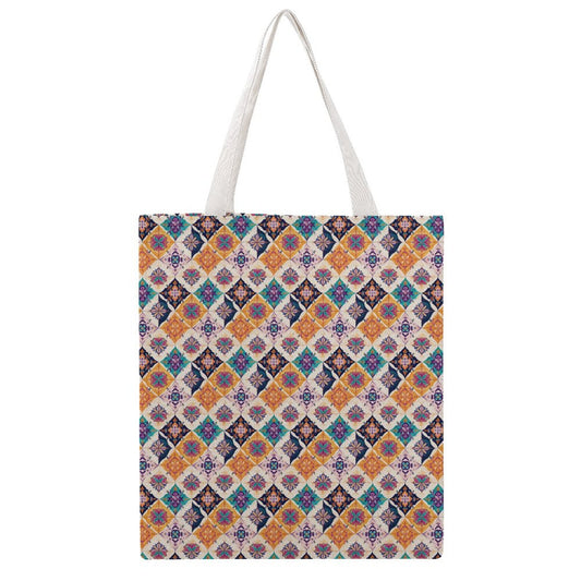 Martin Canvas Tote Handbag with Dual-sided Printing