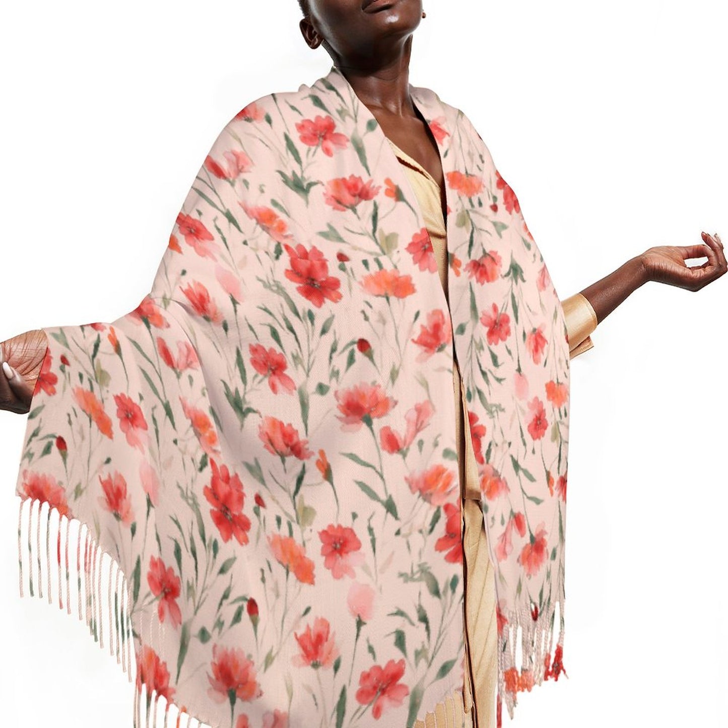 Cashmere-like Tassel Scarf