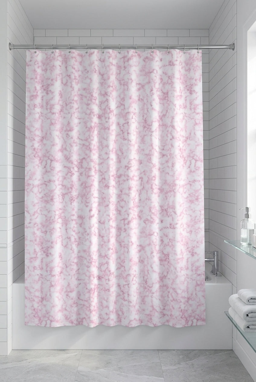 Pink Shower Curtain