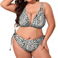 Plus Size Women‘s Halter Bikini Set