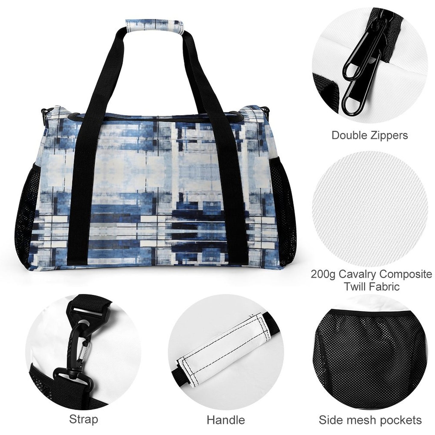 Travel Duffel Bag - Blue