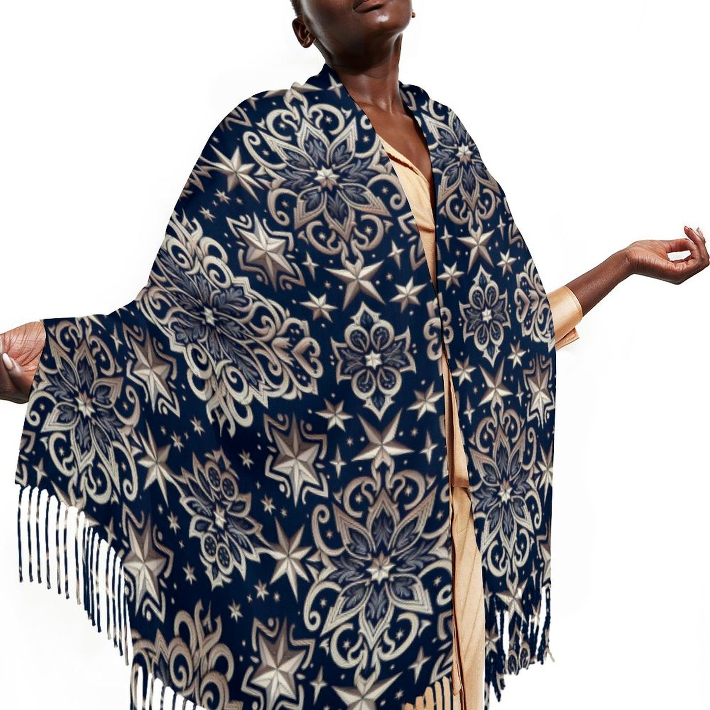 Cashmere-like Tassel Scarf