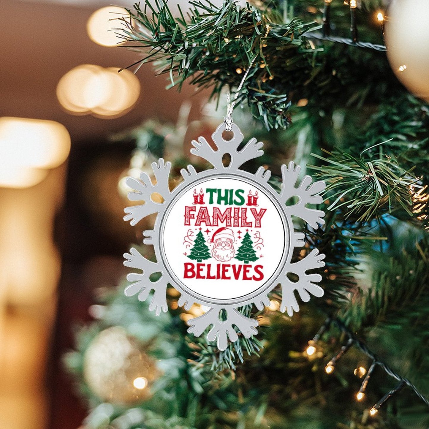 Aluminium Snowflake Decorations