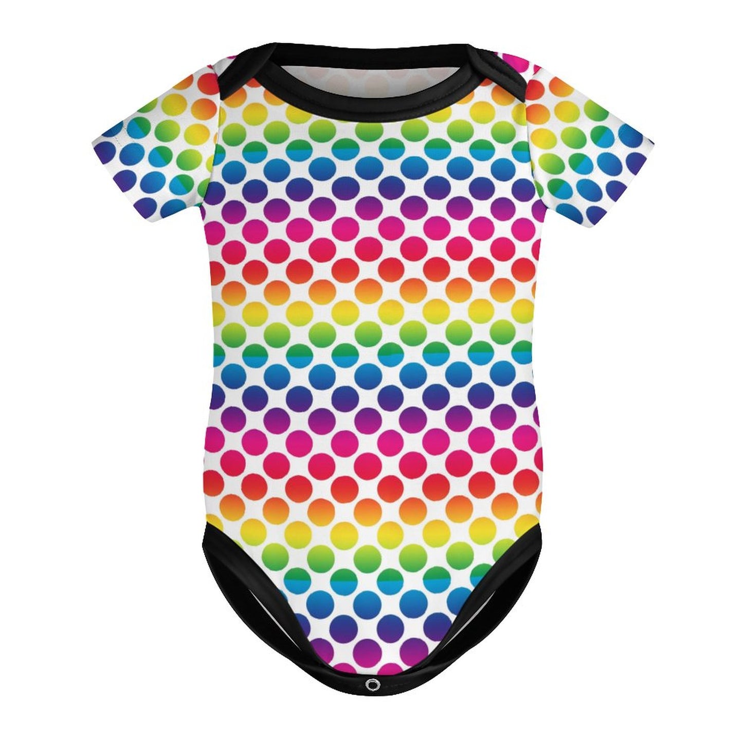 Faux Cotton Short Sleeve Baby Romper