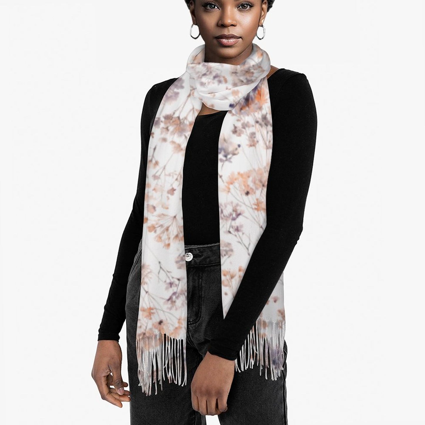 Cashmere-like Tassel Scarf