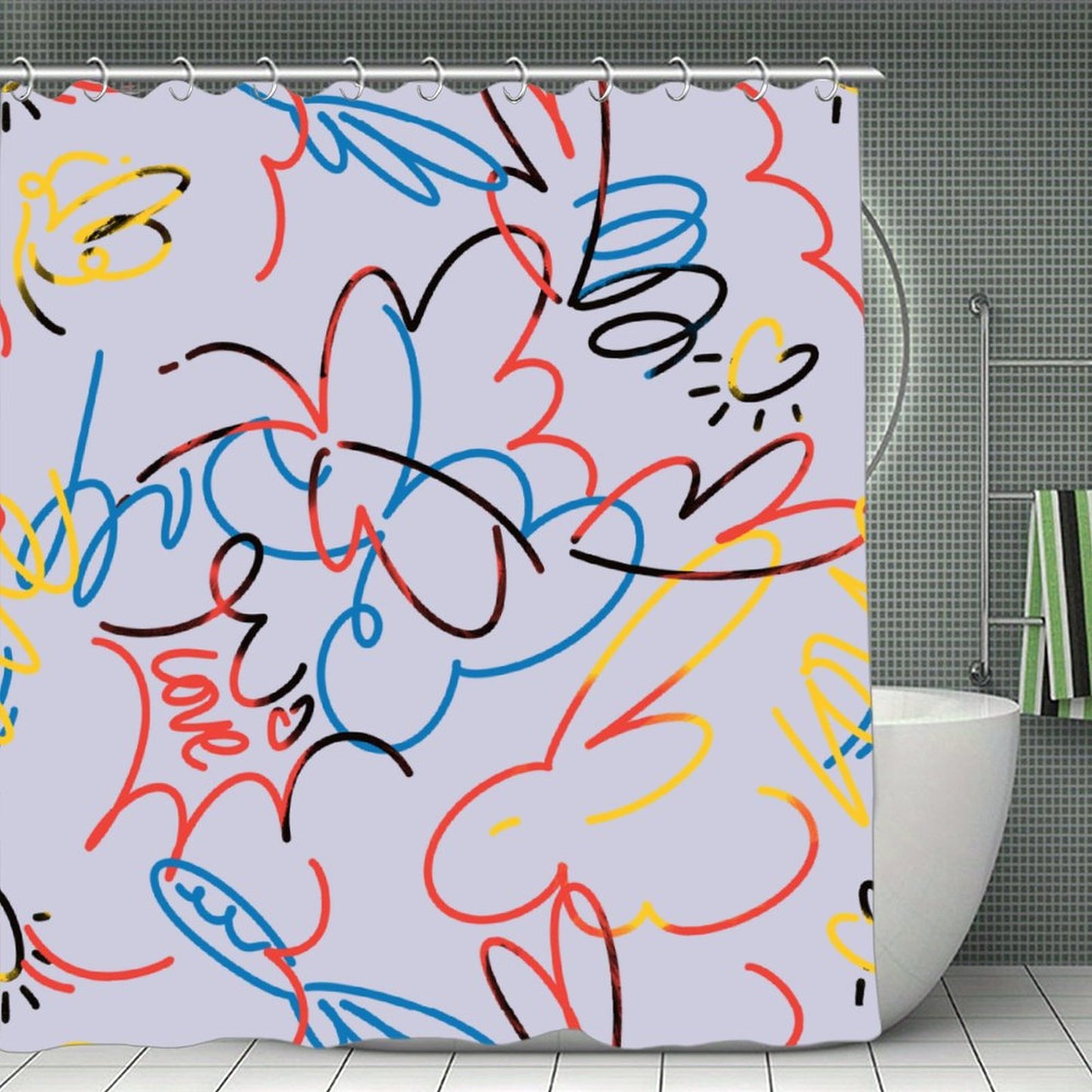 Waterproof Shower Curtain