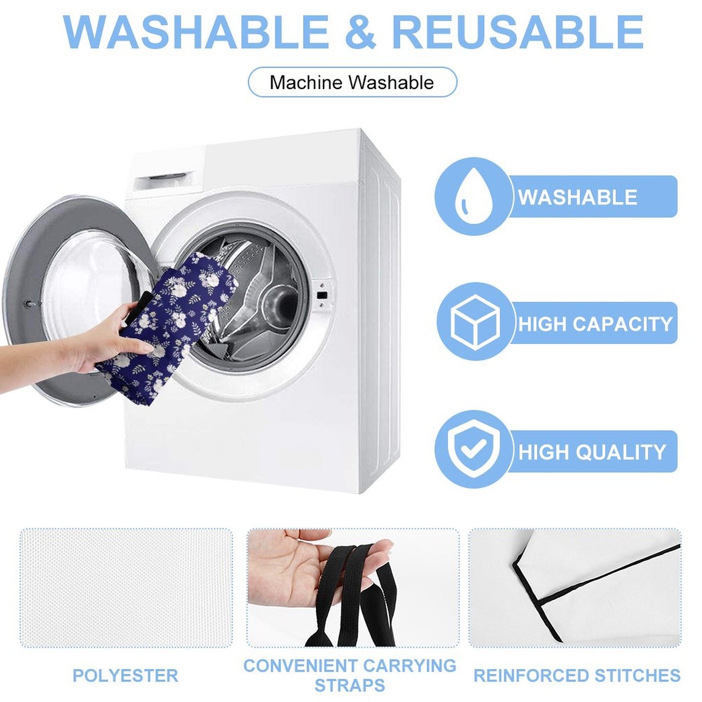 Large One Shoulder Shopping Bag