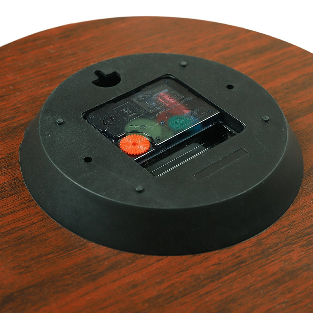 Concise Silent Wooden Wall Clock-9.84"x9.84"/ 25x25cm - Letter A