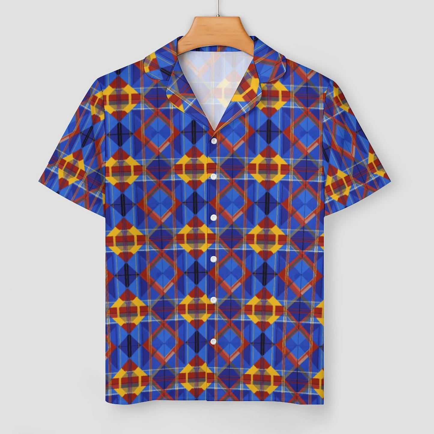 Worn-effect Fabric Women Satin Pajama Set 201 (All-Over Printing)