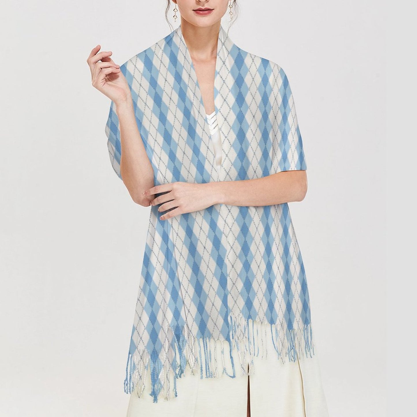 Cashmere-like Tassel Scarf