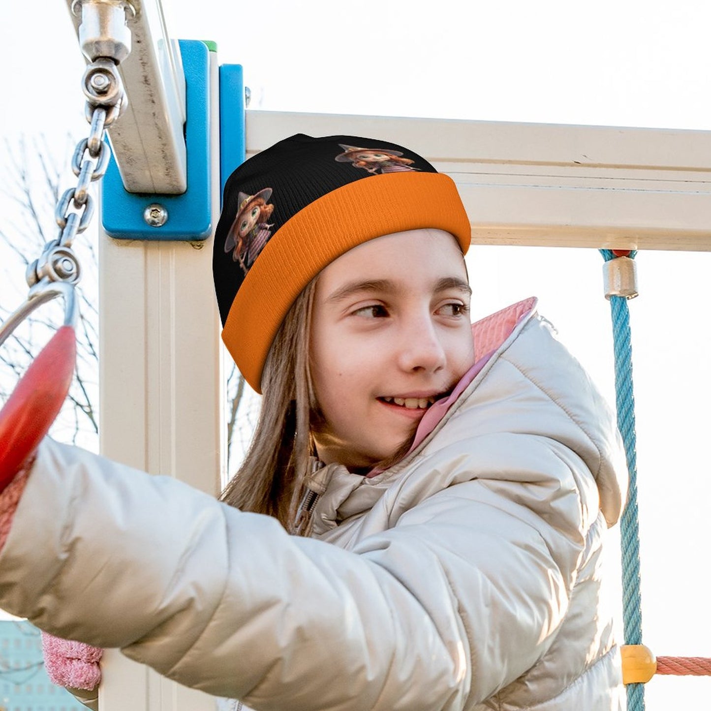 Children's Knit Beanie Halloween