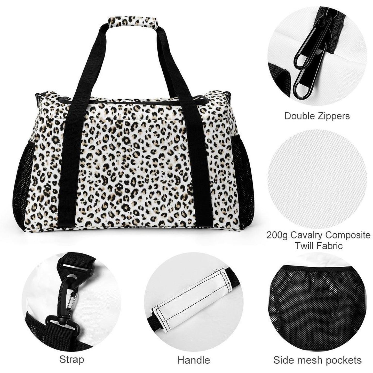 Travel Duffel Bag - Animal print