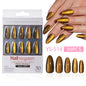 Purple Cat Eye Almond Press On Nails (MOQ=3) – Image 6