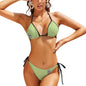 Halter Triangle Bikini - Skull