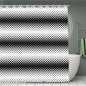 Waterproof Shower Curtain - Black and White