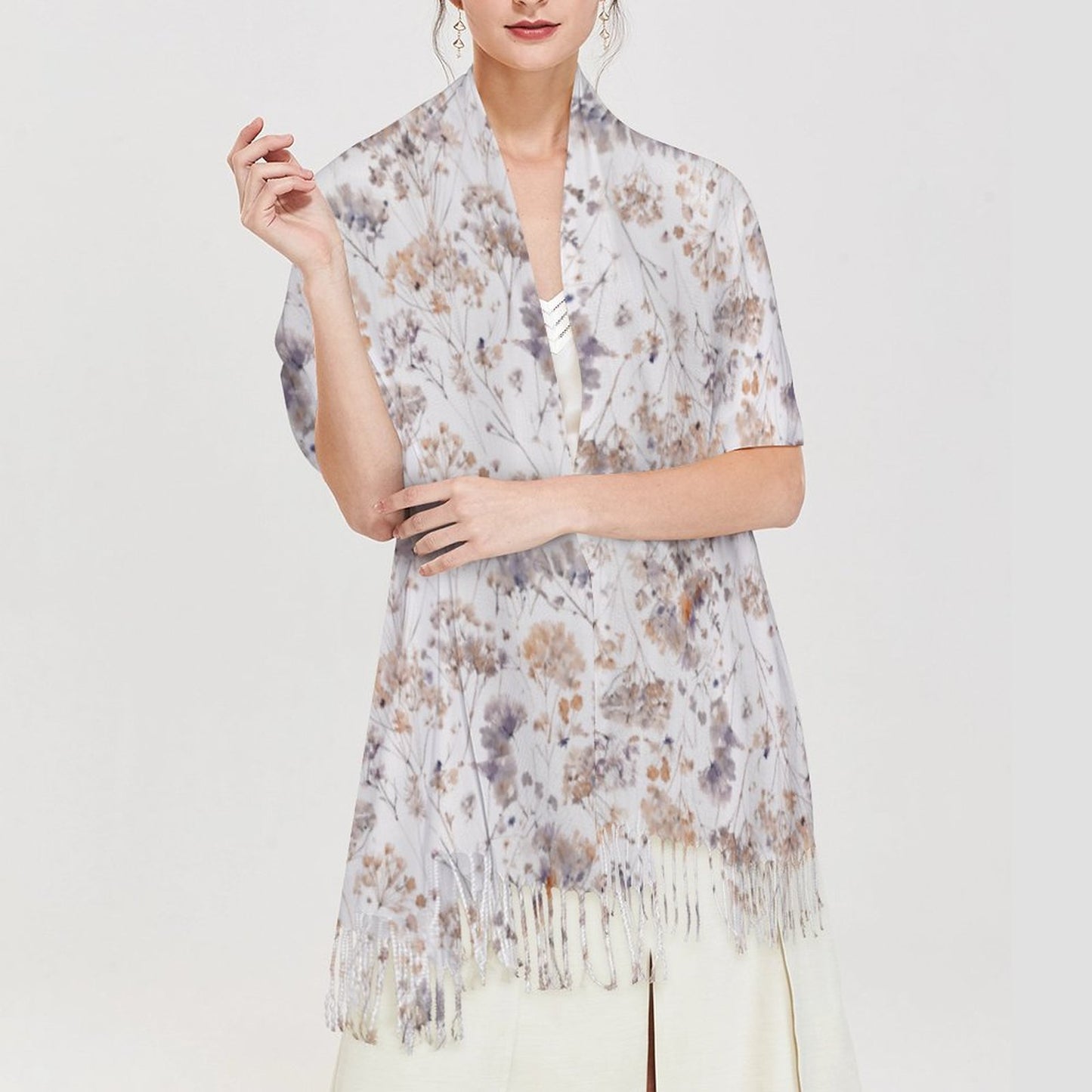 Cashmere-like Tassel Scarf