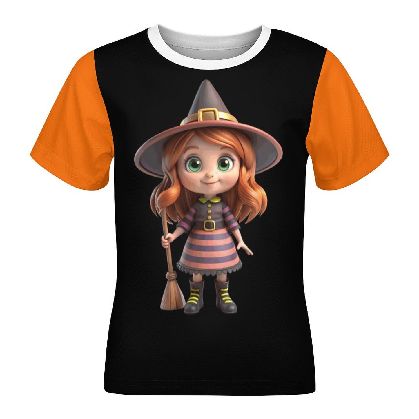 Halloween Cotton Children's Short Sleeve T-shirt
