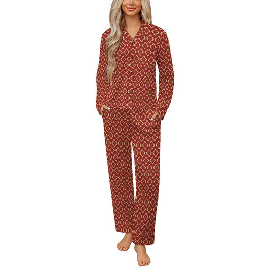 Women's V-Neck Pajama Set